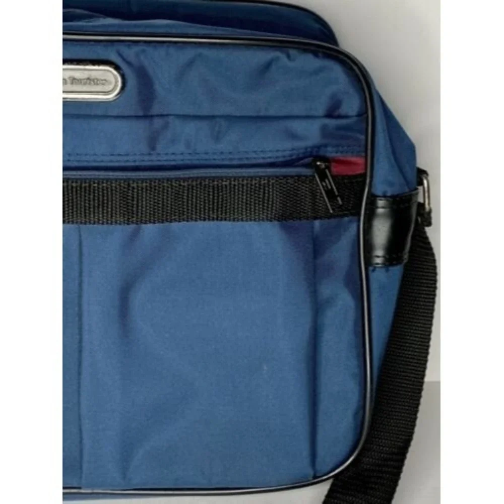American Tourister Blue CARRY ON TOTE BAG with Shoulder‎ Strap